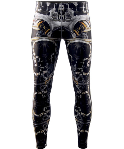 machine unique design tight leggings