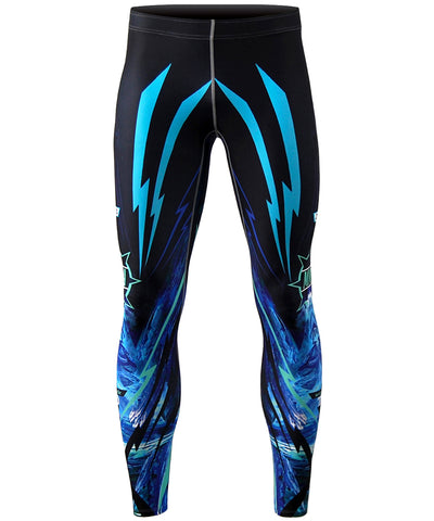 blue compression tights