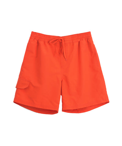 men's short pants orange