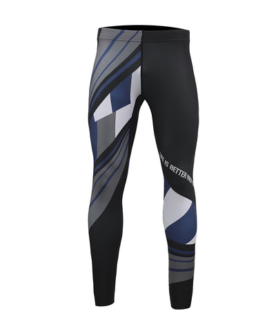 gray compression tight fit sport leggings