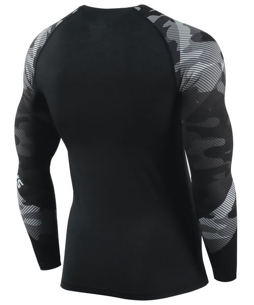 Camo compression shirt long sleeve│MEN'S TOP│ZIPRAVS