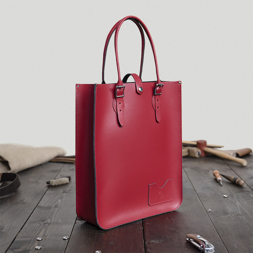 Portrait Leather Tote Bag | The Leather Satchel Co.