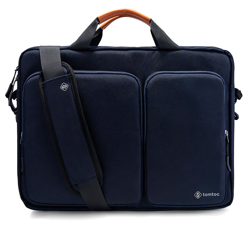 tomtoc Versatile Shoulder Messenger Bag For 15.6-inch Laptop  | Navy
