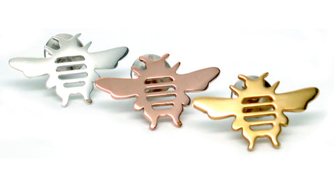 Michele Benjamin Bee Lapel Pins available at Whitney Museum Shop, New York.