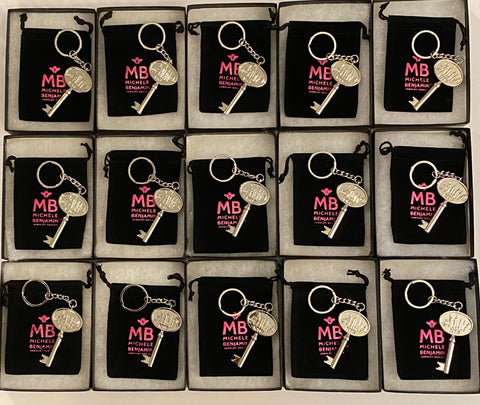 Michele Benjamin Commission of "Key to the City" Keychains - New York CityStore