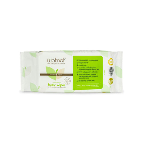 Wotnot Biodegradable Baby Wipes - 70pk 