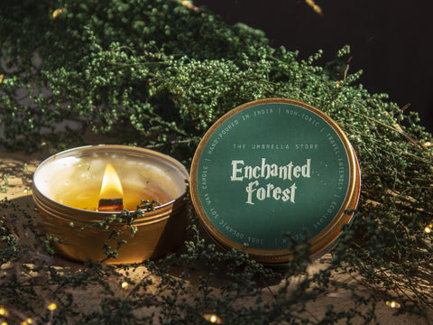 Forest scented candle
