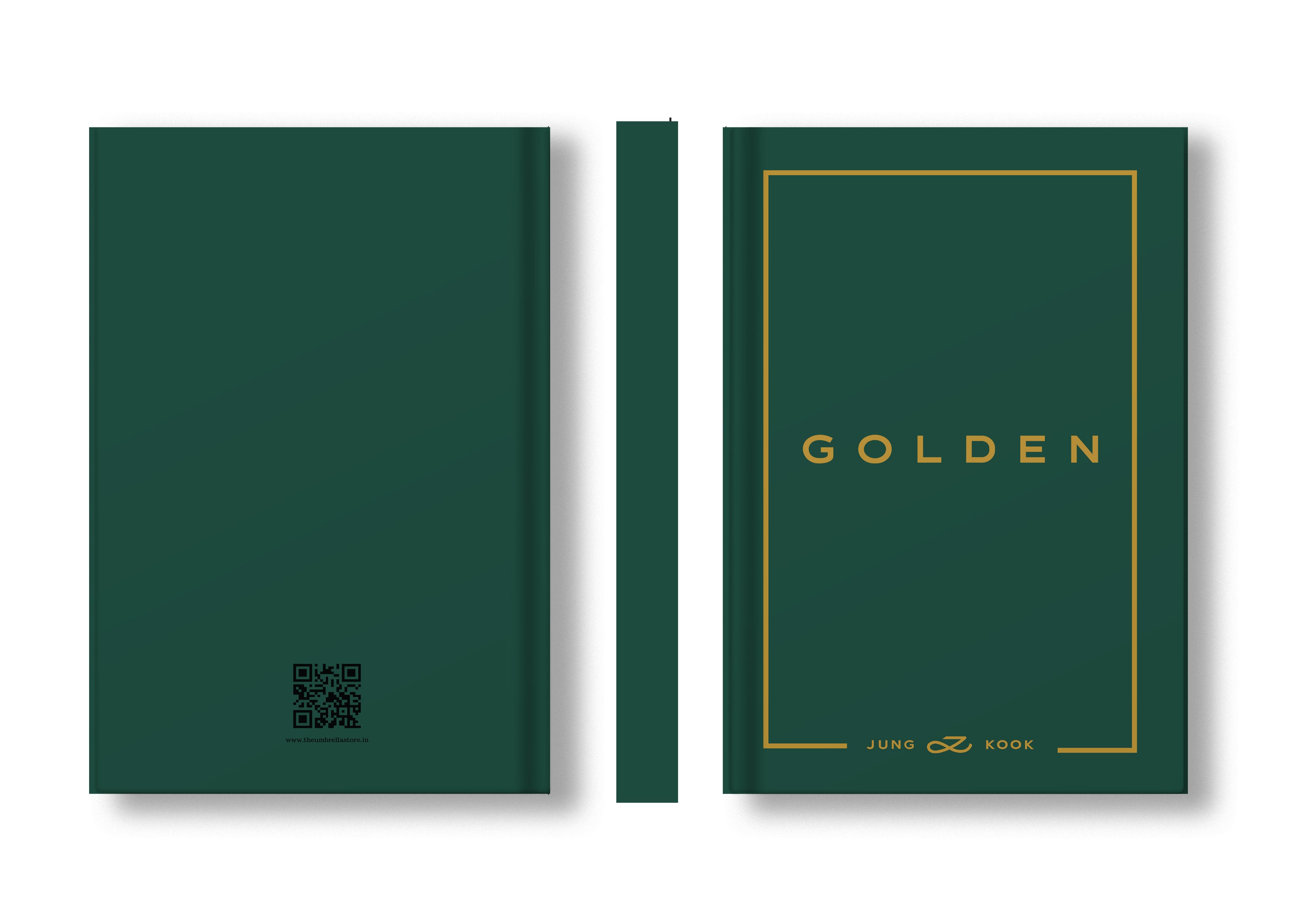 GOLDEN  Hardcover Journal | BTS Army Journal | BTS Journal- BTS inspired Notebook