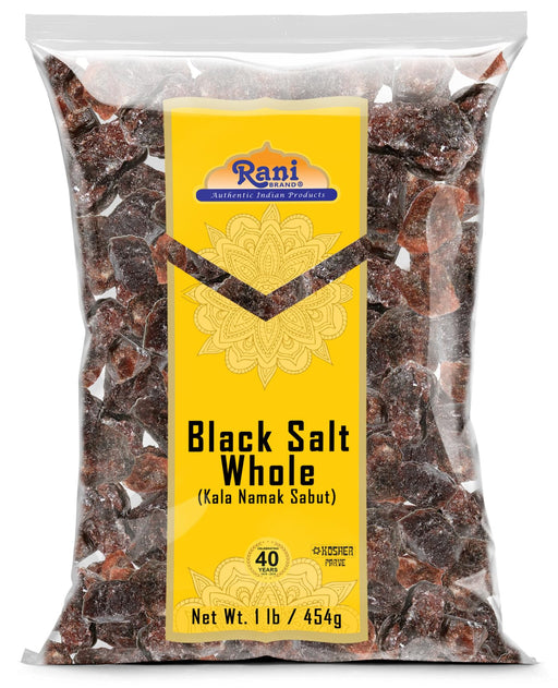 Rani Black Salt Raw Whole (Kala Namak) Mineral 32oz (2lbs) 908g ~ Unre —  Rani Brand Factory Store