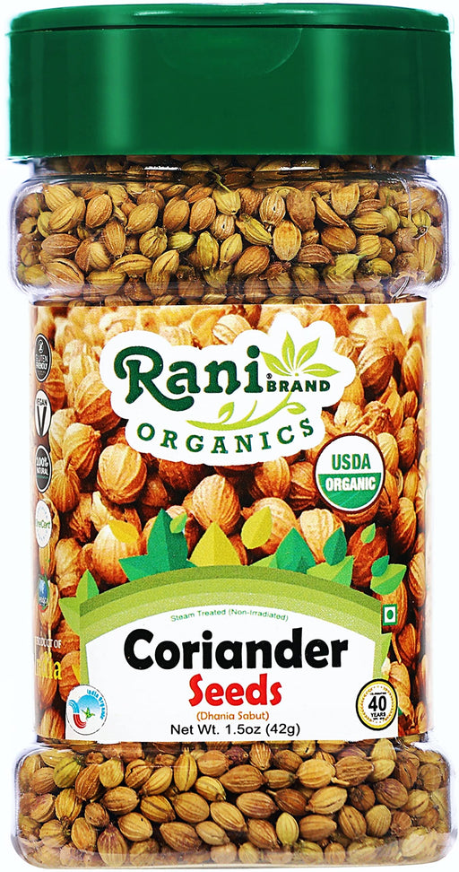 Rani Coriander (Dhania) Seeds Whole, Indian Spice 1.5oz (42g) PET
