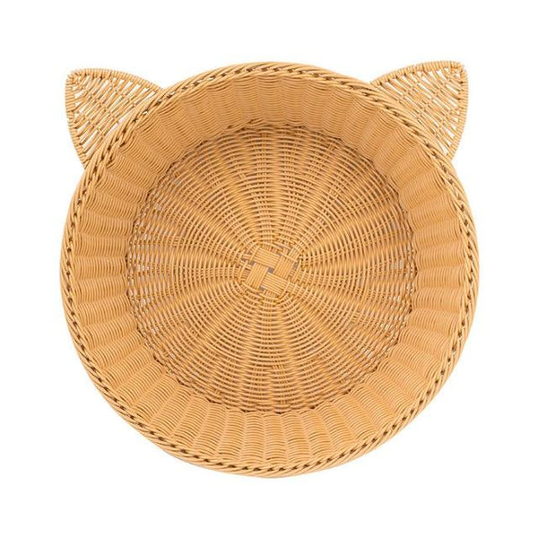 Panier Rond En Osier Pour Chat Maison De L Osier