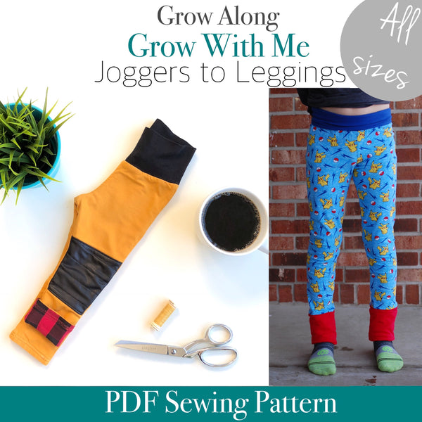SEATTLE Kids Legging Jegging - 3-12Y - Paper Sewing Pattern