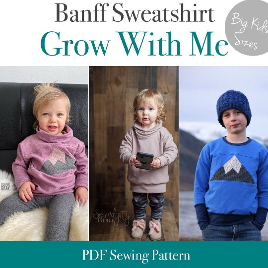 BIG KIDS Grow Along Pants (Joggers to leggings) - PDF Apple Tree Sewing  Pattern