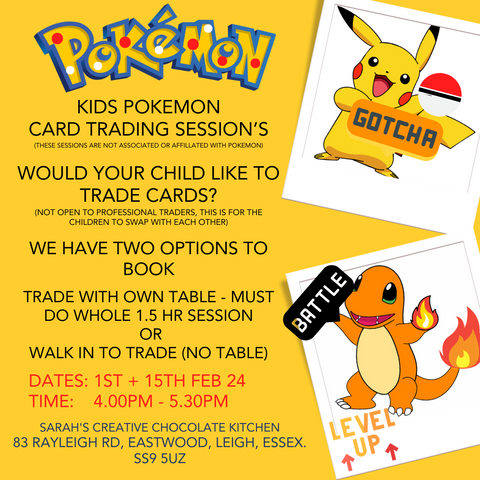 Pokémon Card Swap session for children, in Leigh on sea