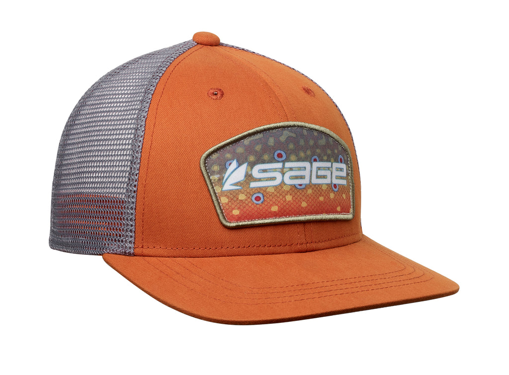 Sage Captains Hat Cap, Heritage Trout