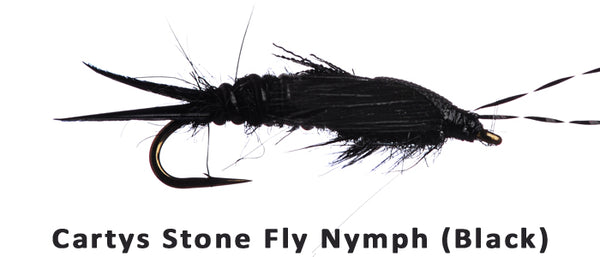 Cartys Stone Fly Nymph (Black) #12 – Flytackle NZ