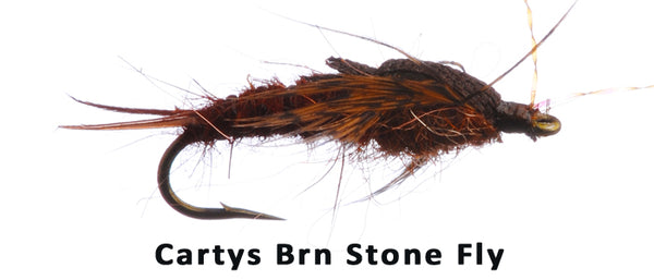 Cartys Stone Fly Nymph (Brown) #12 – Flytackle NZ