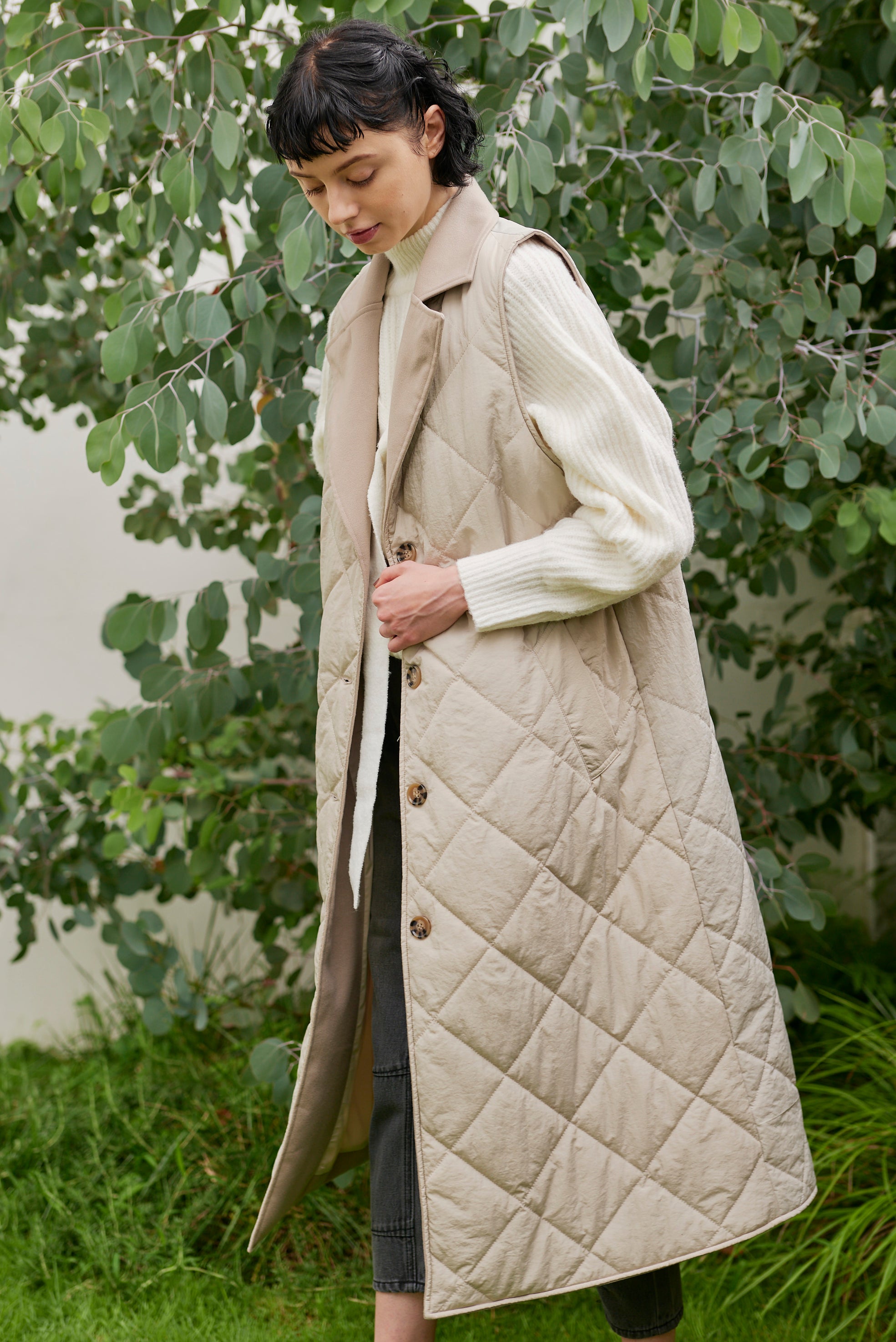 4WAY KNIT&QUILTING COAT – KOH.style