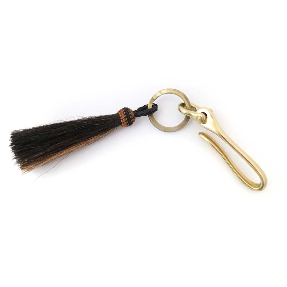 Horse Hair Tassel Key Fob