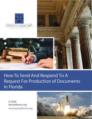 Florida request for production of documents