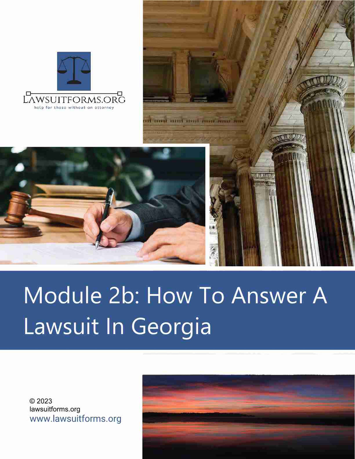 How to answer a lawsuit in Georgia