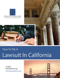 How to file a lawsuit in California