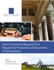 Pennsylvania request for production of documents form