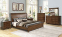 Fairfax Brown Wood Queen Bedroom Set