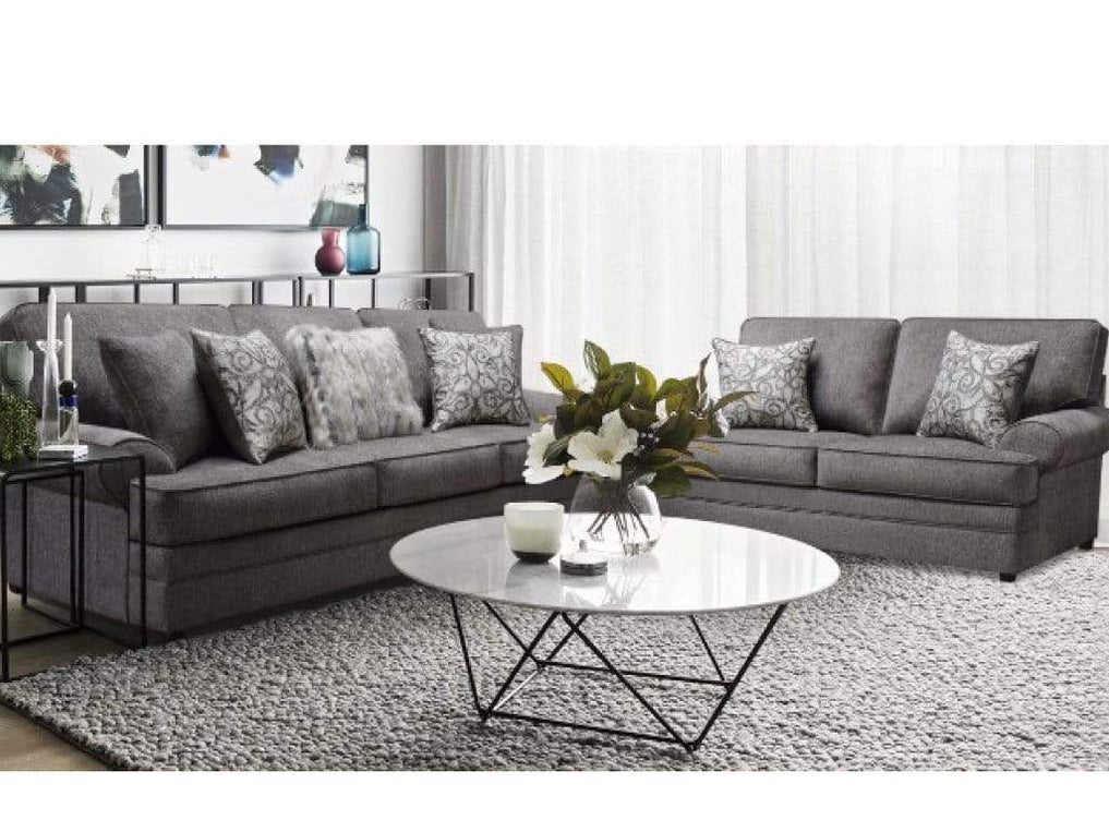 Gray Fabric Living Room Set — Casa Linda Furniture