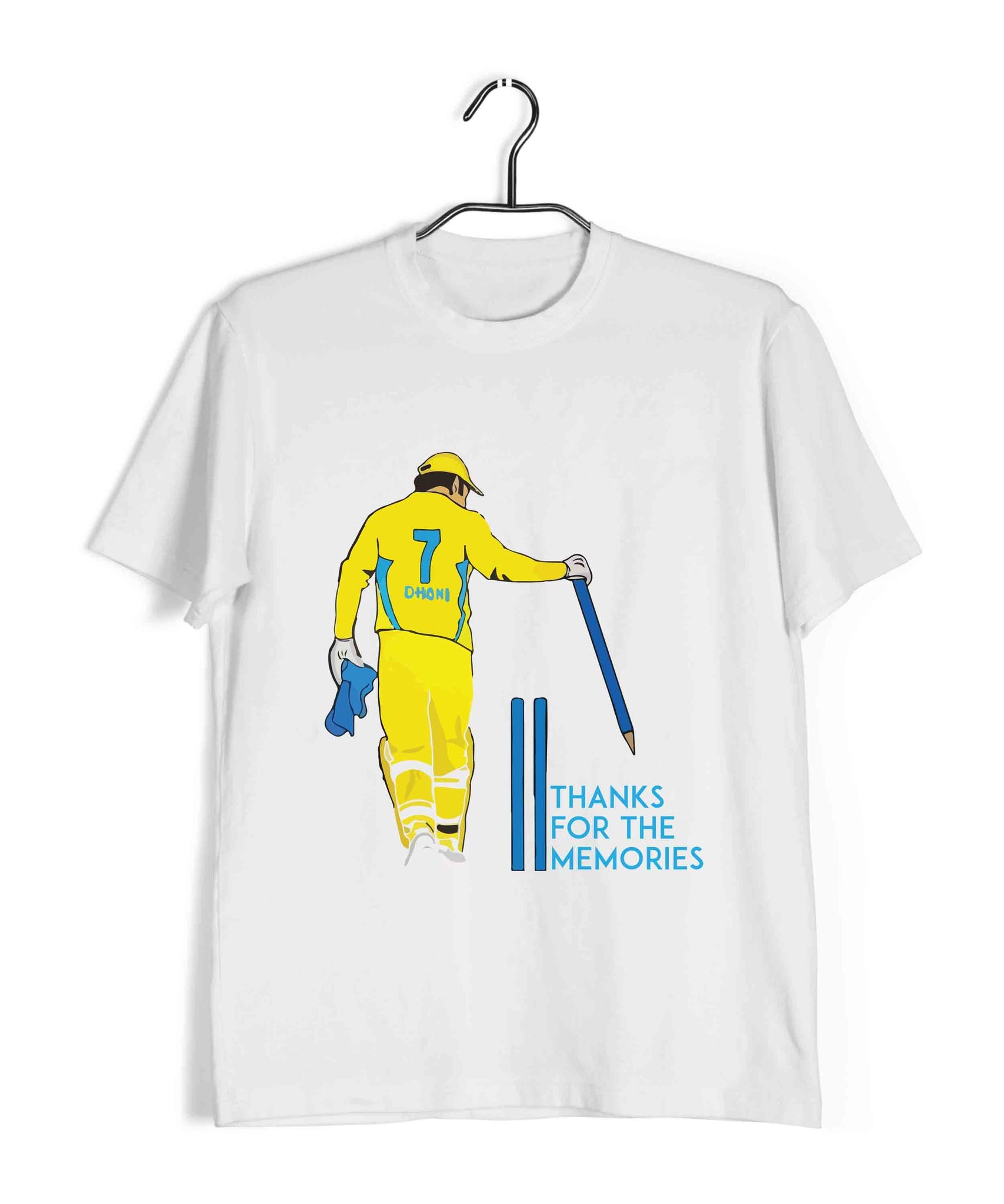 dhoni printed t shirt