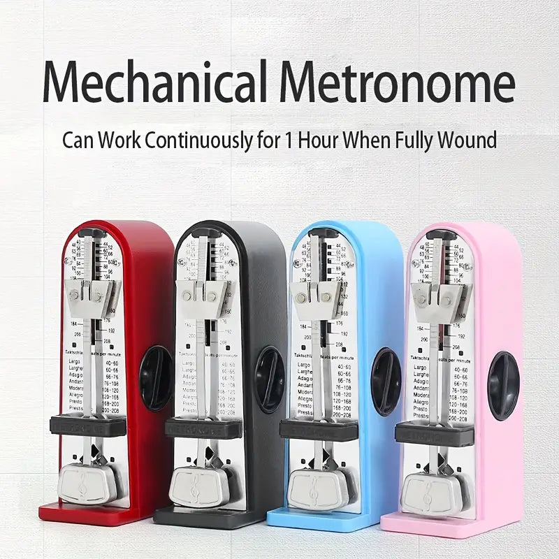 Pocket Size Mechanical Metronome For All Instruments - Precision Rhythm Beater Accessory