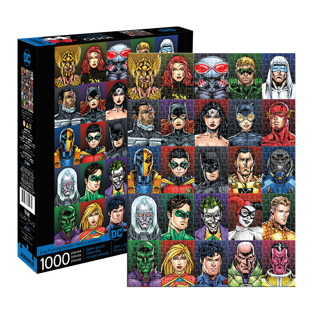DC Comics - Heroes & Villains 1000 piece Jigsaw Puzzle Aquarius