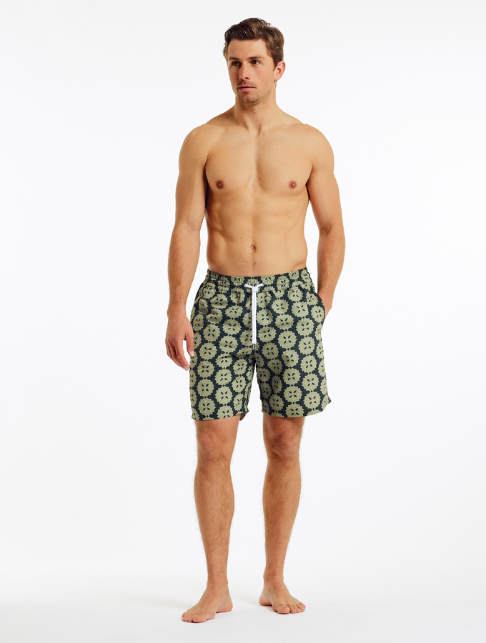 COPACABANA JACQUARD SPORT SWIM SHORTS – Frescobol Carioca