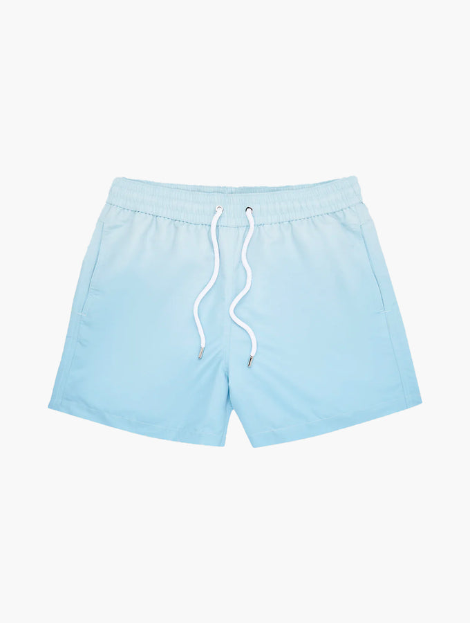 Louis Vuitton Printed Nylon Swim Shorts, Blue, XXL