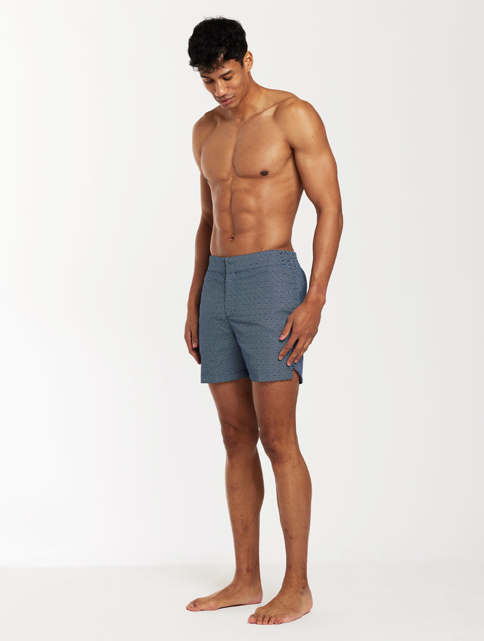 COPACABANA JACQUARD SPORT SWIM SHORTS – Frescobol Carioca