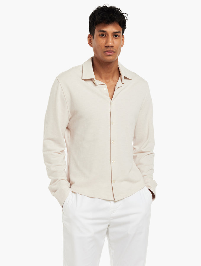 Men's Slim Fit Organic Cotton Piqué T-Shirt CORRIDA