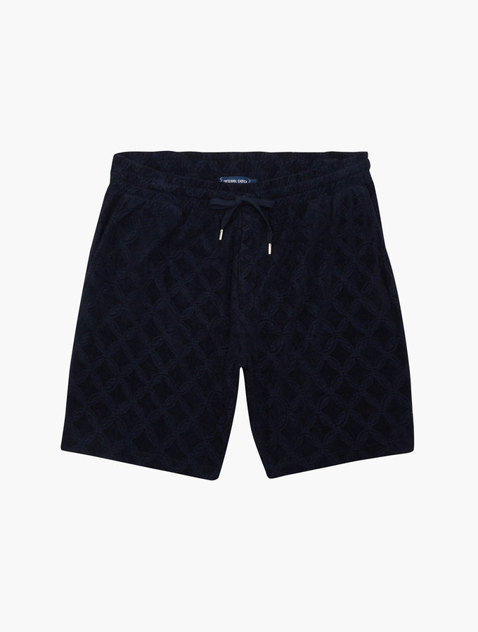 Louis Vuitton Men's Linen Shorts - Black- Size 40