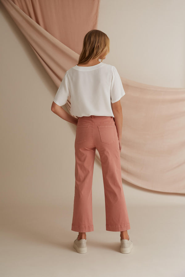 blush ankle pants