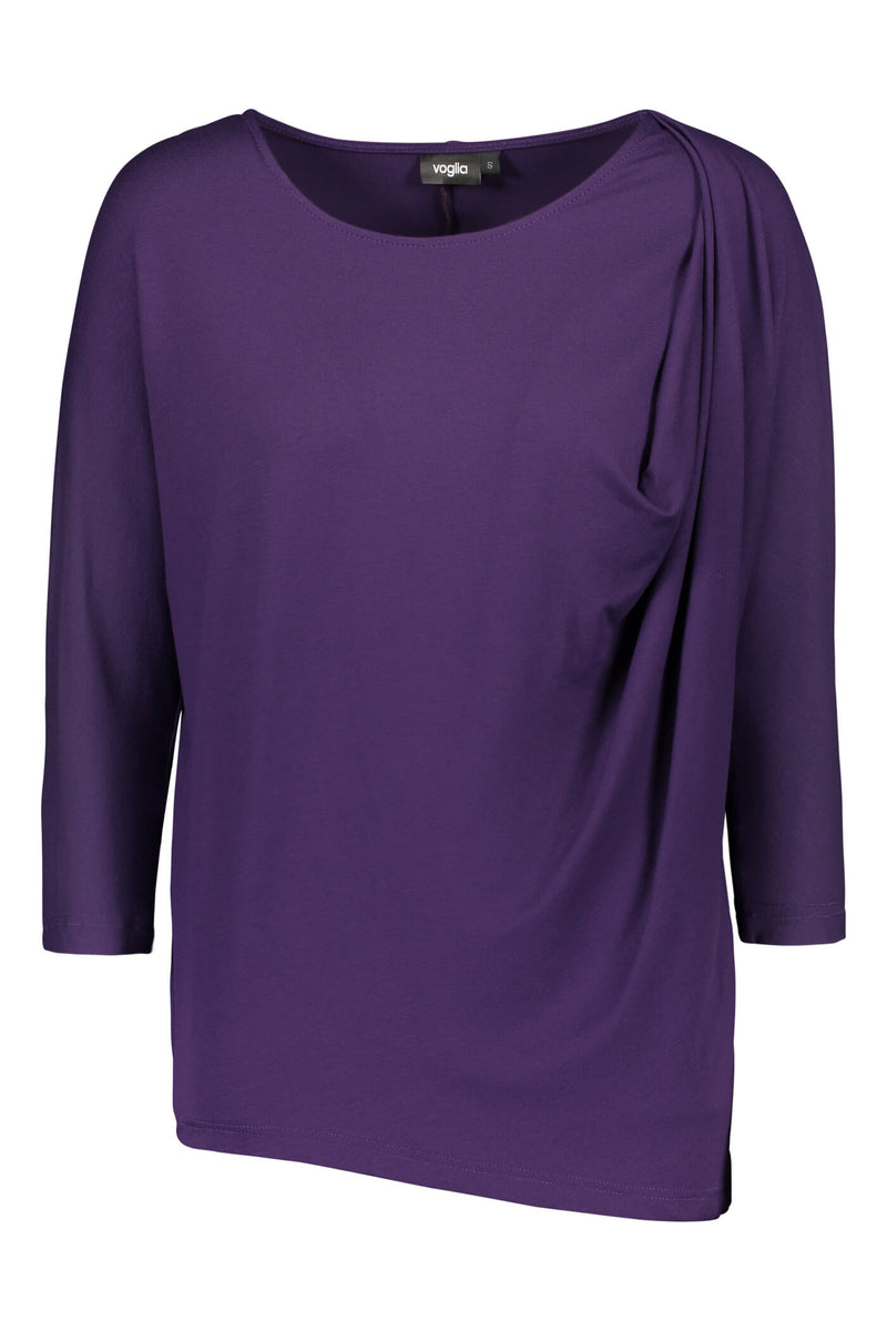 purple batwing top