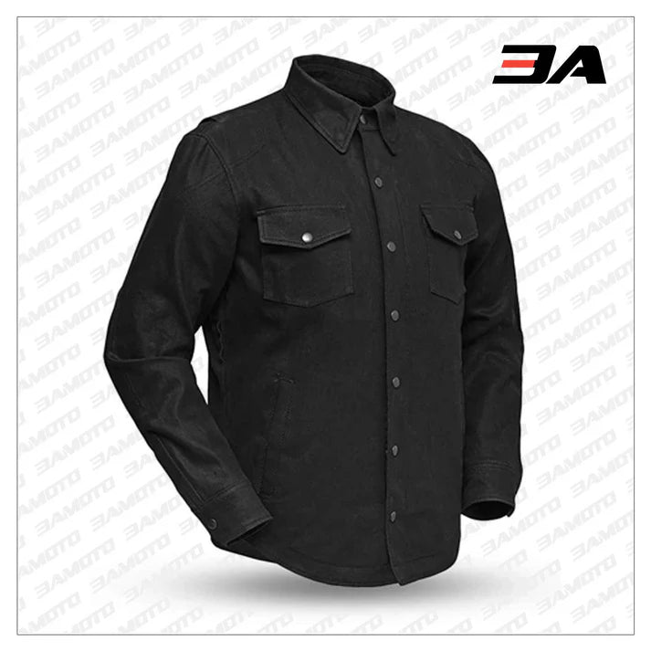 Men’s Denim Motorcycle Jacket