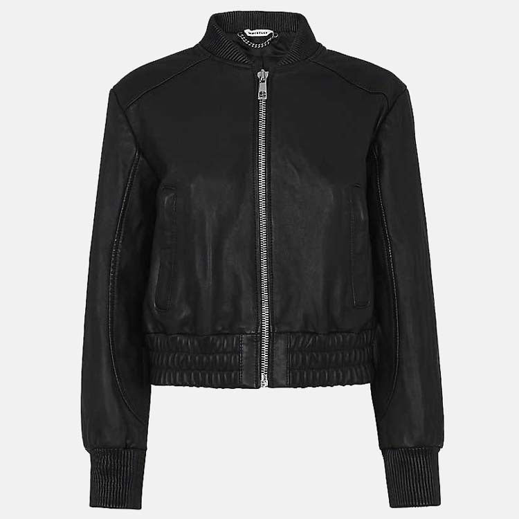 Buy Womens Leather Bomber Jackets Online | Leather Bomber Jacket Women