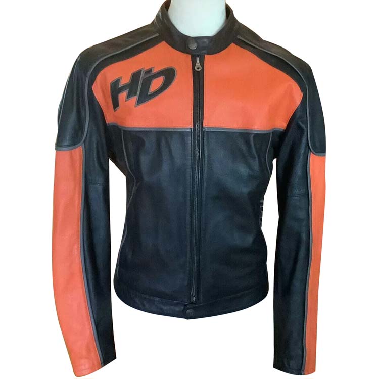 Buy Harley Davidson Rebels Black Biker Leather Jacket Online