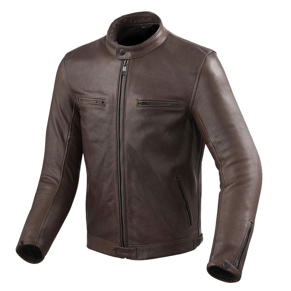 Brown Leather Bomber Motorcycle Jacket - Buy Brown Leather Bomber Jacket