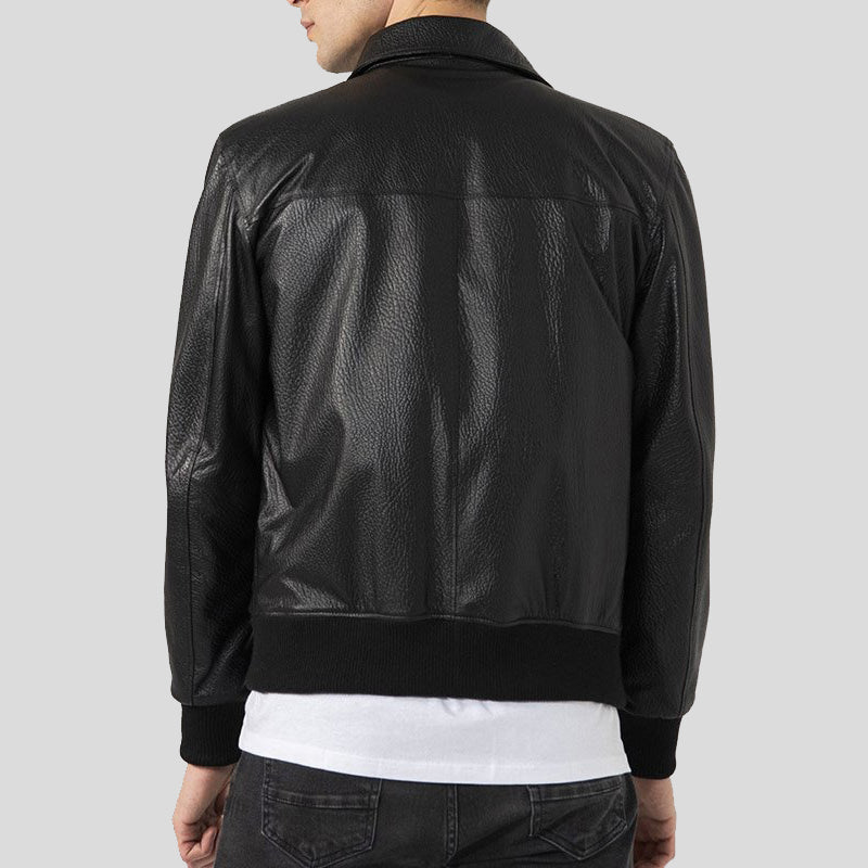 Leather Bomber Jackets | Buy Bomber Leather Jacket Online