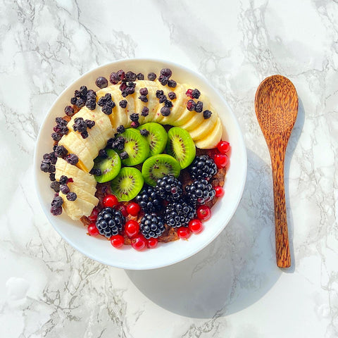 Guarana Porridge mit Früchten