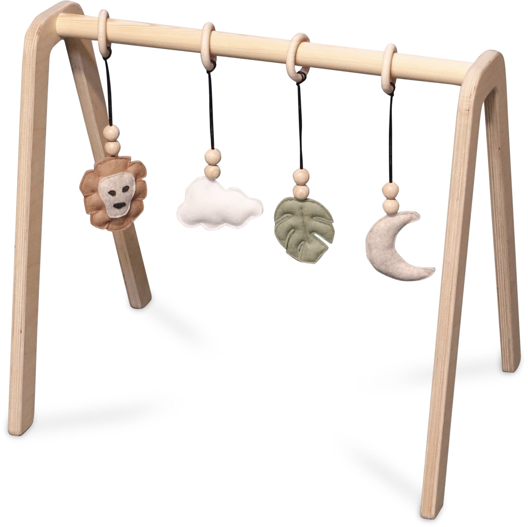 Blank babygym Tipi + hangers | Handgemaakte voor baby – toddie.nl