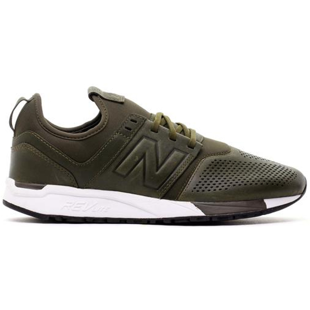 new balance 247 leather olive