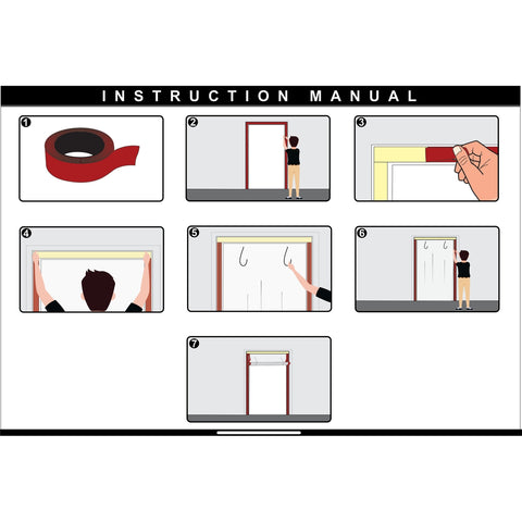 Shrink-wrap Zipper Zip Doors