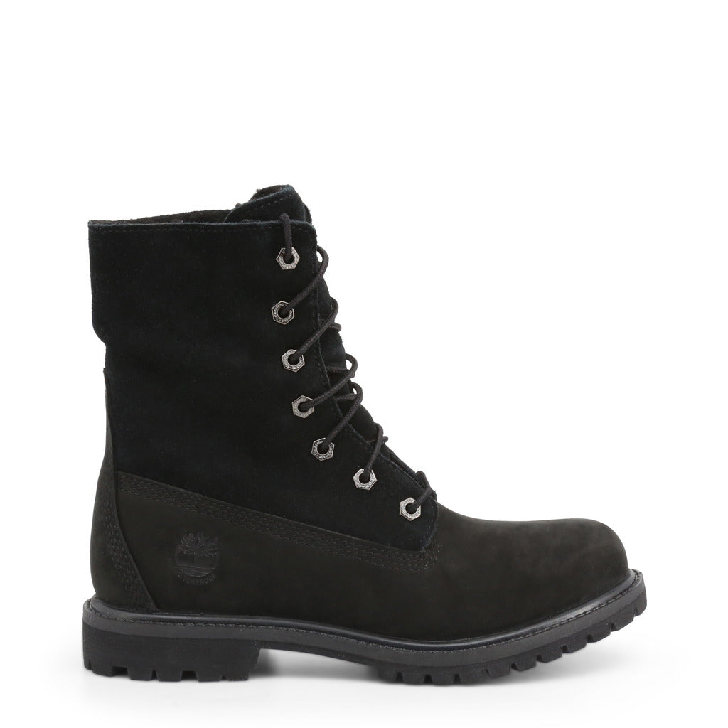 timberland black teddy fleece boots