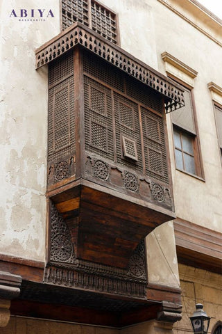Mashrabiya were traditional used in houses and palaces